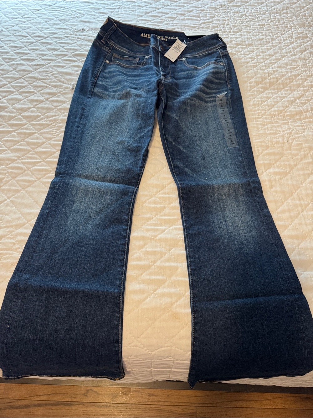 American Eagle Outfitters Dark Indigo Flare Jeans